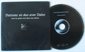 JACQUES DUTRONC  ETIENNE DAHO (CD Single) TOUS LES GOUTS SONT DANS MA NATURE - Picture 1 of 2