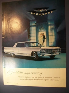 1962 Cadillac Sedan De Ville mid-size-mag car ad -"Cadillac Supremacy" - Picture 1 of 1
