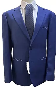 Traje Hombre Pied de Poule Azul Negro 46 48 50 52 54 56 58 60 de la Gota 6 - Imagen 1 de 15