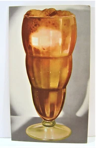 Letrero de cartón troquelado vintage de 17" para comedor de heladería chocolate soda - Imagen 1 de 1