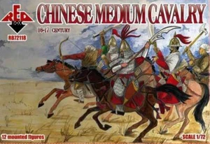 Red Box 72118 Chinese Medium Cavalry. Plastikbausatz im Maßstab 1:72 16-17 Jahrhundert - Bild 1 von 12