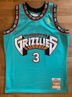 Shareef Abdur-Rahim Men's L Mitchell & Ness Swingman Vancouver Grizzlies Jersey! - Image 1 of 4