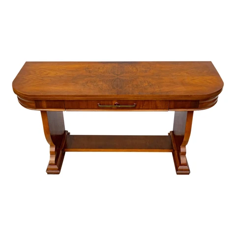 Gorgeous 1930s Art Deco Flip Top Console Table - Wonderful Condition Cover