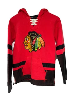 CCM Chicago Blackhawks NHL Hooded Sweatshirt Youth Size S (8) - Picture 1 of 6