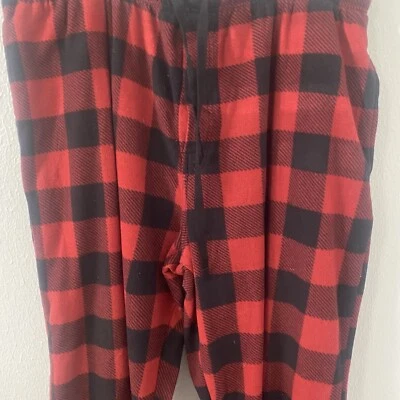 Pantalones de salón Faded Glory Buffalo de vellón a cuadros para hombre talla 2XL (44/46) Foto 1 de 4