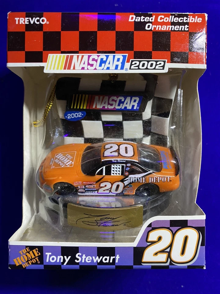 2002 NASCAR Tony Stewart #20 Home Depot Pontiac Diecast Car Christmas Ornament - Image 1 of 4