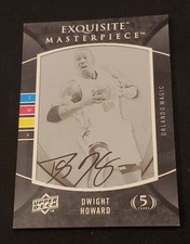2007-08 Upper Deck Exquisite Dwight Howard Masterpiece Printing Plate 1 of 1 COA