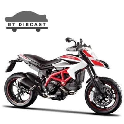 MAISTO DUCATI HYPERMOTARD SP BIKE MOTORCYCLE 1/12 WHITE 20-13015 WH - Image 1 of 2