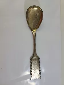 Swedish ~ Boliden ~ Decorative Spoon ~ 830 Solid Silver ~Nice Patina ~ Pre-owned - Picture 1 of 8