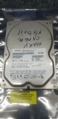 Hitachi GST Deskstar HDS721616PLA380 160GB 7200 RPM 8MB Cache SATA 3.0Gb/s 3.5" - Image 1 of 3