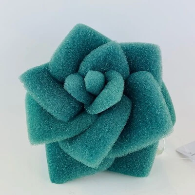 Губка для ванны с зеленым цветком Bath & Body Works с петлей для гелей для душа - Изображение 1 из 4