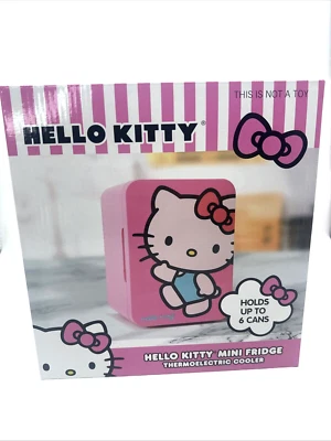 Mini nevera termoeléctrica personal Hello Kitty rosa 6 latas Sanrio 4L nueva Foto 1 de 4