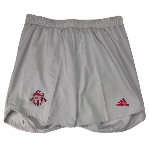 Adidas Toronto FC Authentic Team Game Shorts Aeroready Gray Mens Size XL EH8660 Cover