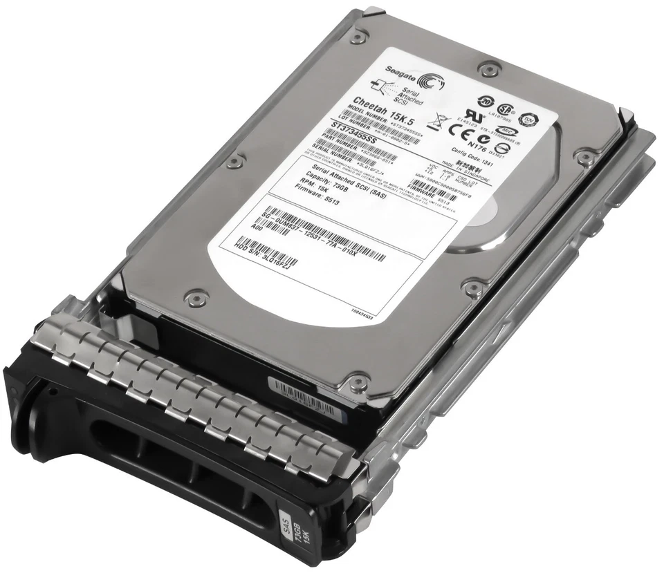 Disco Rigido Dell 0UM837 ST373455SS 73GB SAS 15K 16MB 3.5'' - Immagine 1 di 3