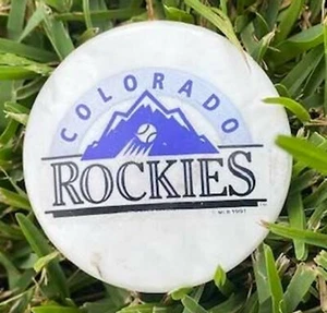 COLORADO ROCKIES CLASSIC LOGO ROUND Original Magnet - Picture 1 of 1