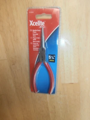 Xcelite 57CGVN 6" LONG NOSE PLIERS SERRATED JAWS,CUSHIONED GRIP,NEW - Image 1 of 3