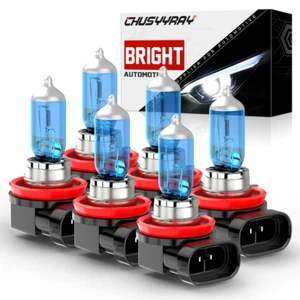 H9 H11 H11 Combo faros halógenos Hi & Low niebla bombillas Kit Super blanco - Foto 1 di 12