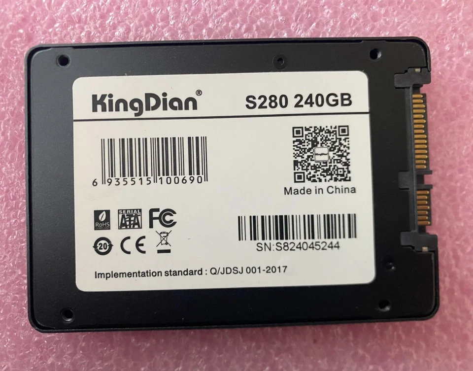KingDian S280 240GB 2.5" SATA Internal Solid State Drive - Image 1 of 2