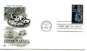 1333 Urban Planning ArtCraft, FDC - Imagen 1 de 1