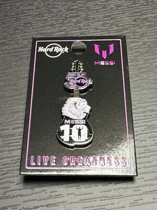 Pin Rosa Hardrock Hard Rock Café 50 Aniversario Lionel Messi Live Greatness - Imagen 1 de 2