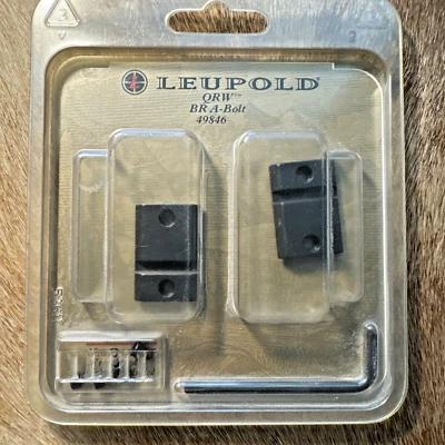 Montaje base Leupold 2 piezas QRW BR A-Bolt (49846) soportes ranura cruzada Foto 1 de 4