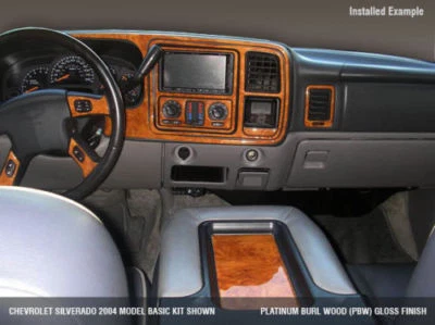 KIT DE TABLERO PREMIUM CHEVY SILVERADO SIERRA FIT 2000 2001 02 NUEVO ADORNO INTERIOR AUTOMÁTICO  Foto 1 de 2