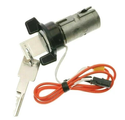 Black Bezel Ignition Lock Cylinder with 2 Keys for Chevy Olds - Image 1 of 4