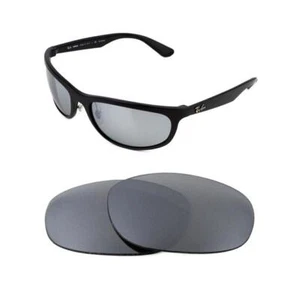 NEW POLARIZED REPLACEMENT SILVER ICE LENS FIT RAY BAN RB4115 57MM SUNGLASSES - Picture 1 of 5