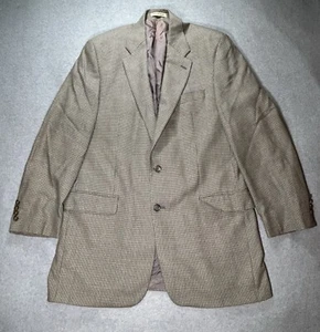 Blazer Lauren Ralph Lauren Hombres 43XL Pata de Gallo Seda Lana Traje Chaqueta Abrigo Deportivo - Imagen 1 de 19