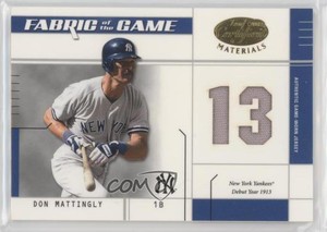2003 Leaf Certified Materials Team Debut Year /13 Don Mattingly #FG-84