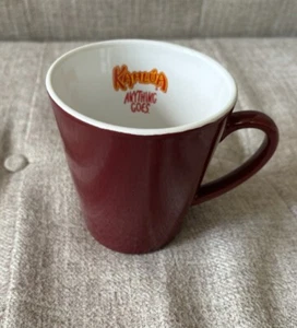 Tazza da caffè bordeaux vintage Kahlua ""Anything Goes"" 1999 - Foto 1 di 4