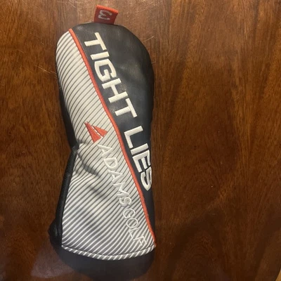 Cubierta de cabeza de madera de calle negra Adams Golf Tight Lies 3 Foto 1 de 4