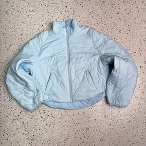 Lululemon Quilted Light Insulation Cropped Jacket Womens 6/8 Powder Blue - Picture 1 of 24