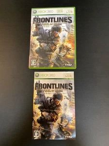 Frontlines fuel of war  Front lines Import Japan Xbox 360 Japanese ver. - Picture 1 of 5