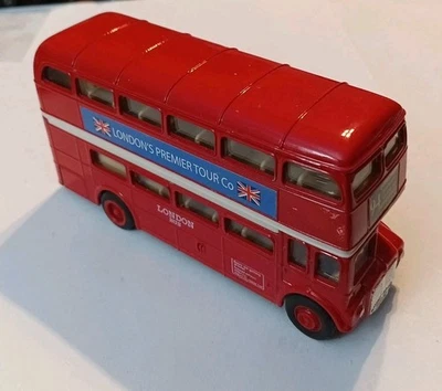 Welly London Double Decker Bus Pull Back Red Premier Tour 94 Mint Condition 1/64 - Image 1 of 4