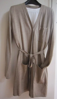 cardigan Intrend (gruppo Max Mara) in cashmere/seta M colore beige  - Imagen 1 de 4