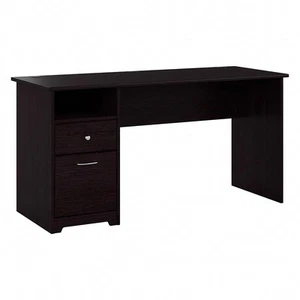 Cabot 60W Computer Desk with Drawers in Espresso Oak, Workstation and File St... - Picture 1 of 9