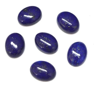 Natural Lapis Lazuli Oval Cabochon 3x5mm to 20x25mm Loose Gemstone - Picture 1 of 2