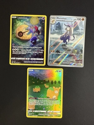 Lunatone / Mienshao / Ditto – Lot of 3 – NM – Pokémon TCG Illustration Rare - Image 1 of 2