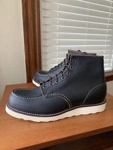 NUEVAS con CAJA - 1ª QUALIDAD | RED WING 10.5D BOTAS PUNTERA NEGRAS PRADERA SIN USAR, EN CAJA Heritage 8849 - Imagen 1 de 20
