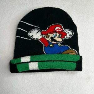 Super Mario Bros Strick Winter Beanie Mütze One Size Nintendo Mütze - Bild 1 von 6