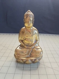 Messing Buddha Figur - Bild 1 von 6