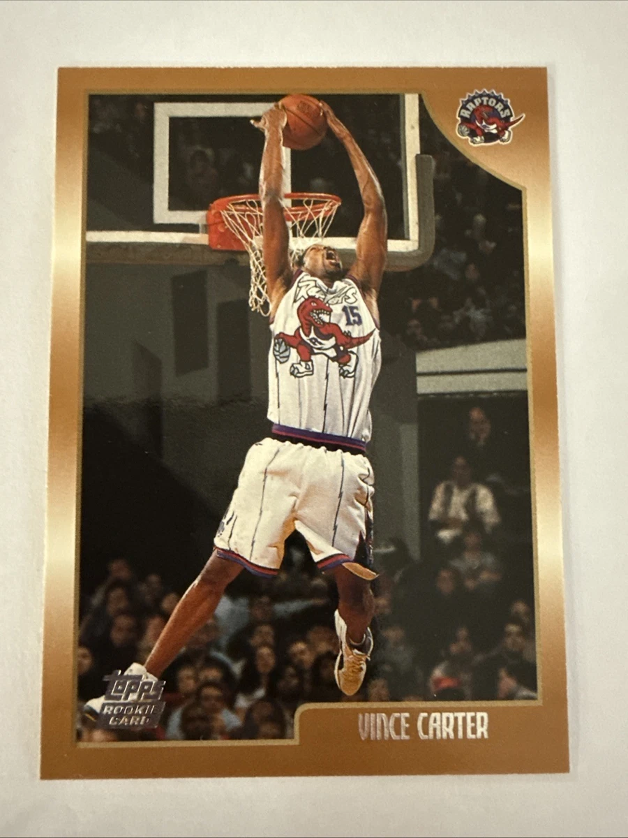 Toronto Raptors Vince Carter Rookie Basketball Topps Trading Cards