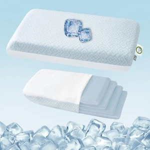 Adjustable Memory Foam Pillow - 4 Height from 1.2 to 4.8in, Cervical Pillow f... - Picture 1 of 7