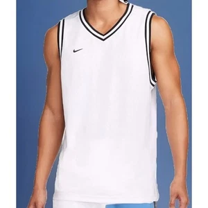 Nike DNA Basketball Trikot Oberteil Warm Up Weiß Schwarz FQ3707-100 Herren XXL Neu mit Etikett - Bild 1 von 9