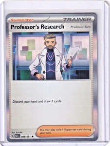 Allenatore Professore's Research Holo Raro #88 Pokemon Destino Paldeo 2024 TCG - Foto 1 di 2
