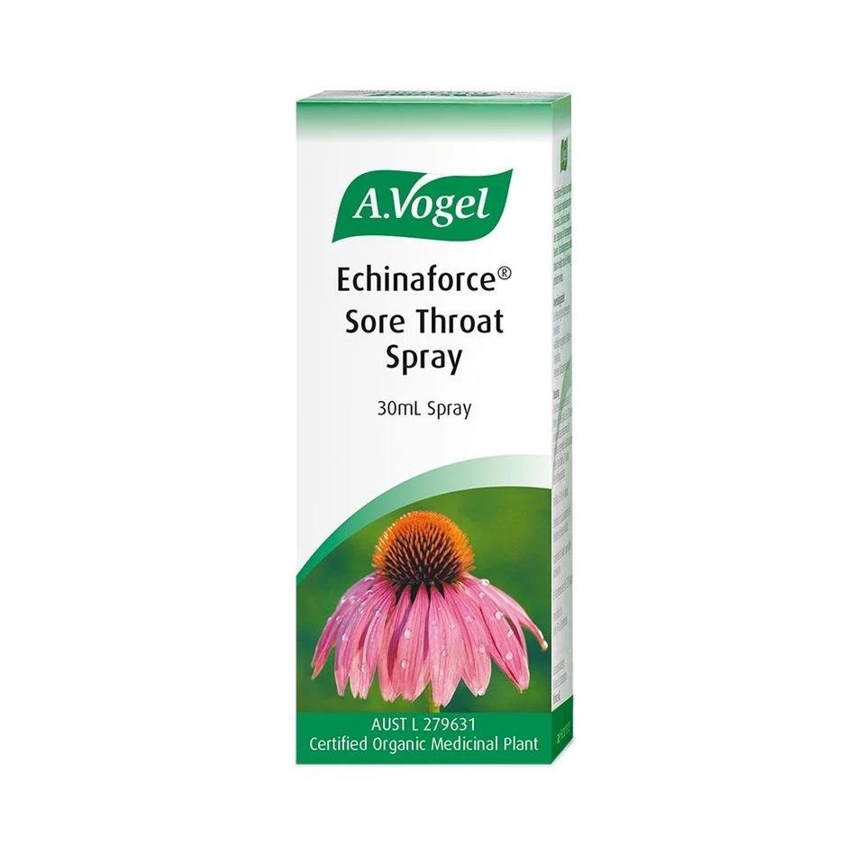 New A.Vogel Organic Echinaforce Sore Throat Spray 30ml - Изображение 1 из 1