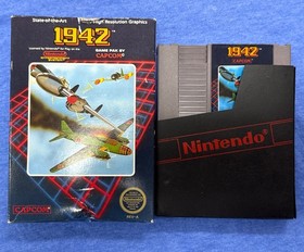 1942 Capcom (Nintendo Entertainment System NES) - Tested - Authentic