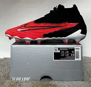 Size 9.5M- Nike Phantom GX Elite DF FG Bright Crimson Black NBY DC9969-600 - Picture 1 of 5