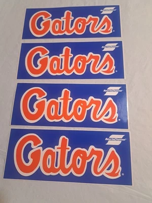 Vintage SportsChannel Florida Gators Bumper  Stickers  UF Lot Of 4 Decals - Image 1 of 4